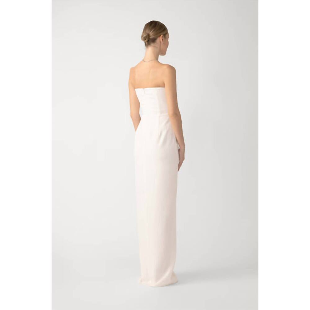 NEW SAU LEE florence strapless maxi dress in white - Picture 3 of 3